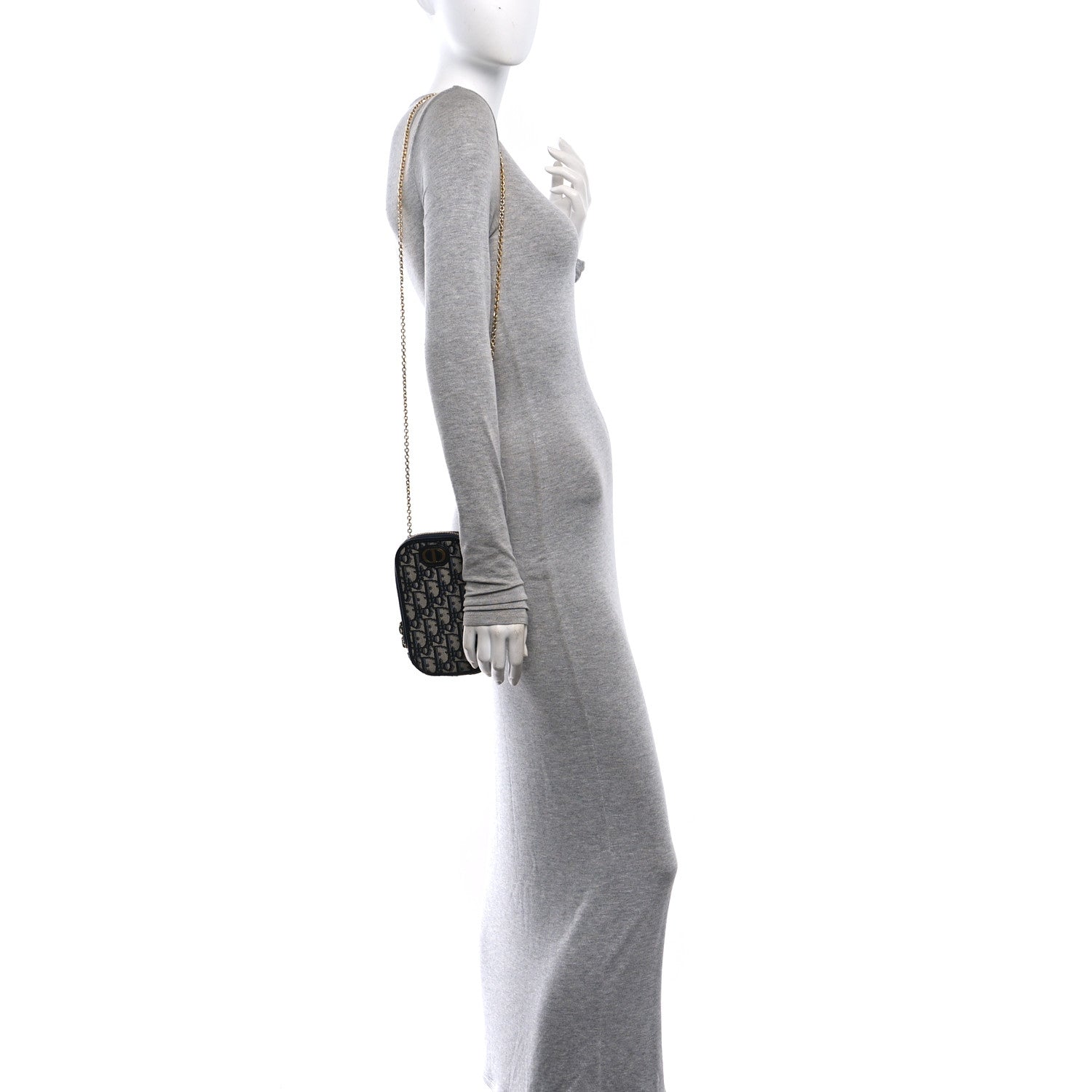 Christian Dior Oblique 30 Montaigne Phone Holder Blue 2 of 10