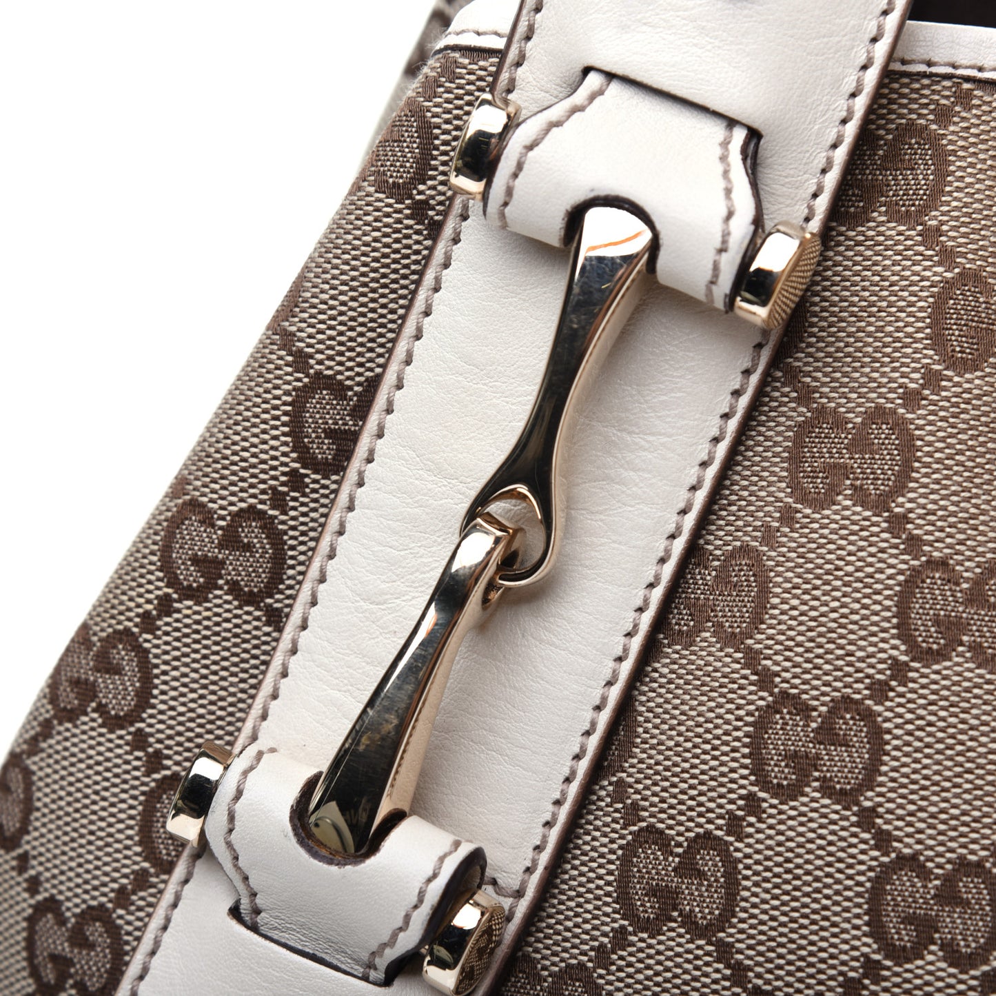 Monogram Small Pelham Shoulder Bag Off White