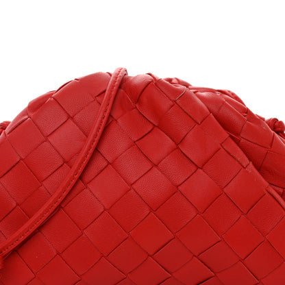 Bottega Veneta Nappa Intrecciato The Mini Pouch Bright Red 8 of 10