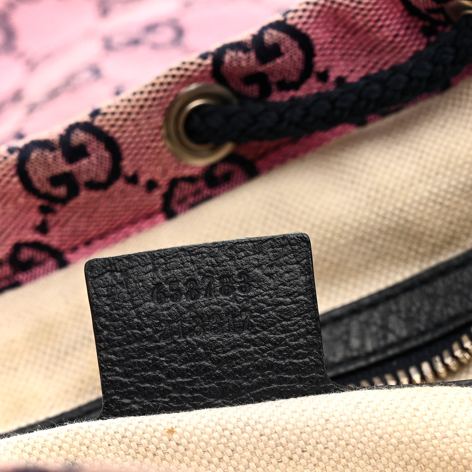 Gucci Monogram Multicolor Floral Embroidered Large Retro Interlocking G Three Pocket Backpack Pink Blue Multicolor 7 of 10