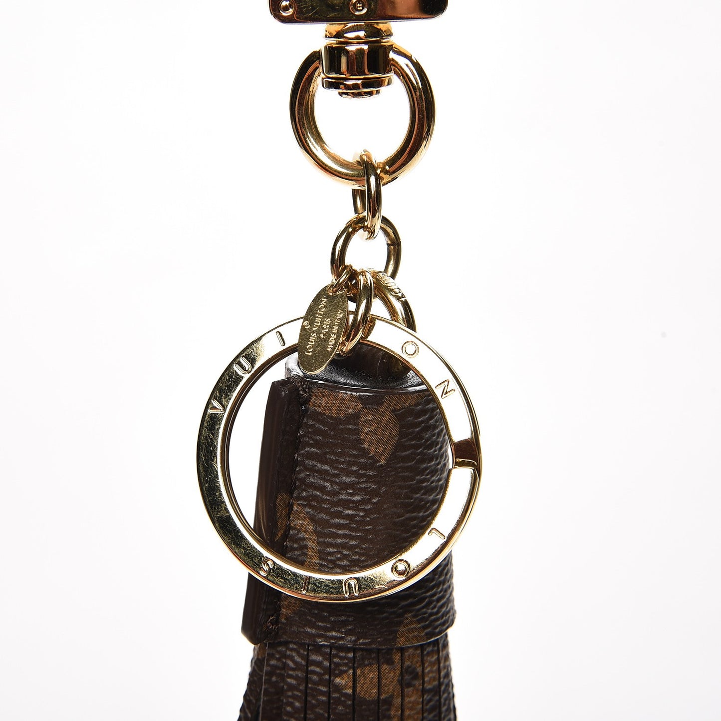 Monogram Tassel Bag Charm