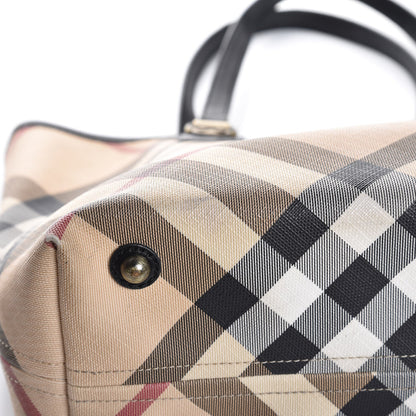 Burberry Nova Check Tote Black 10 of 12