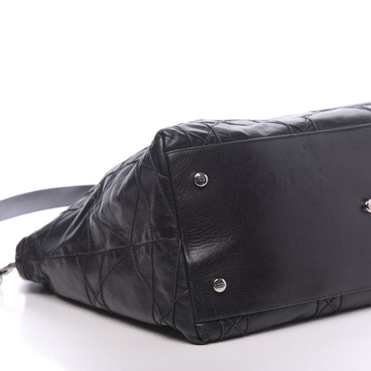 Christian Dior Lambskin Cannage Large Granville Tote Black 12 of 14
