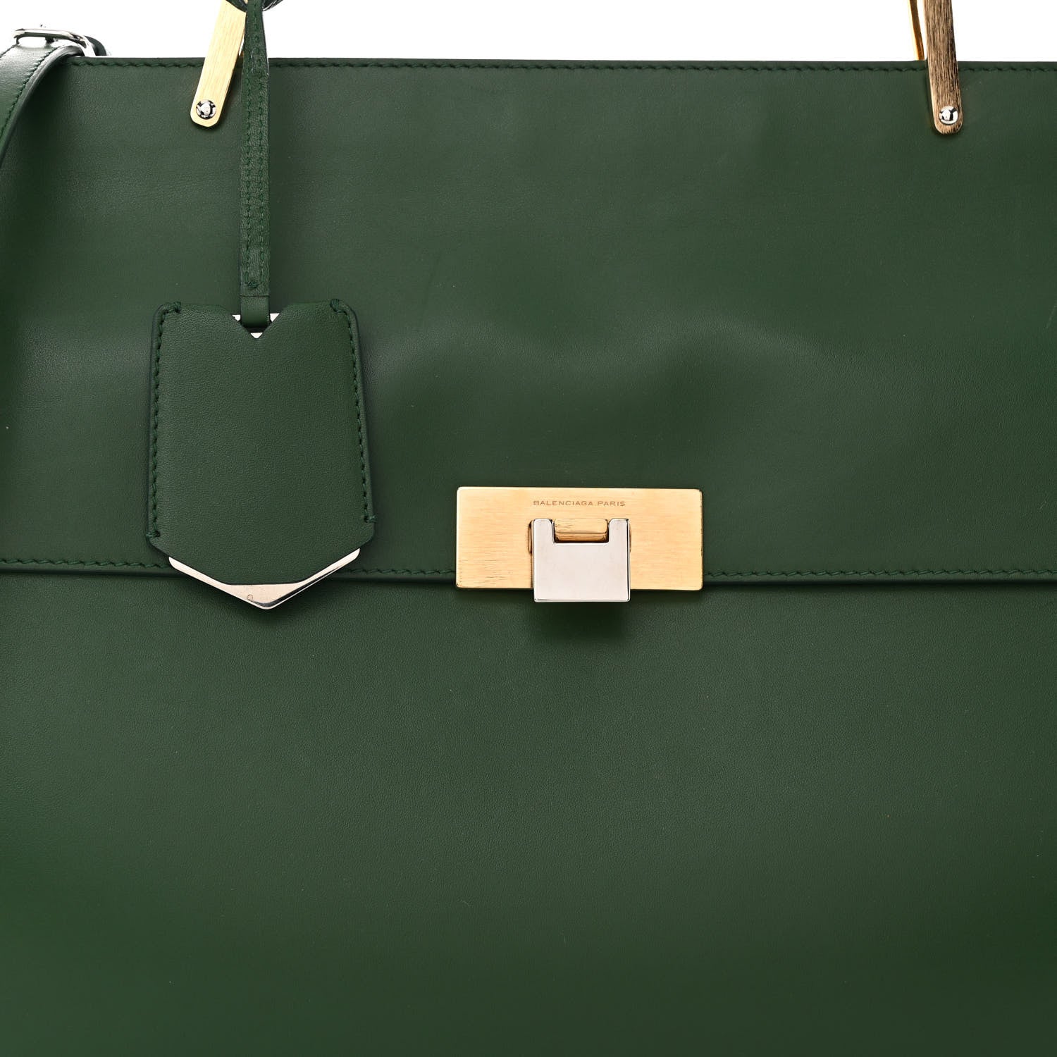 Balenciaga Veau Le Dix M Cartable Shoulder Bag Green 8 of 11