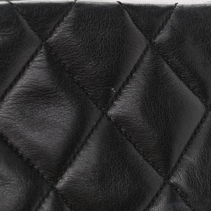 Chanel Lambskin Quilted Flap Waist Belt Bag 75 30 Black 12 of 13