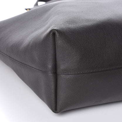 Saint Laurent Calfskin Large Shopping Tote Dark Grey 10 of 21