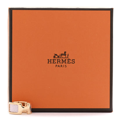 Hermes Epsom Olympe Ear Cuff Rose Darling 4 of 4