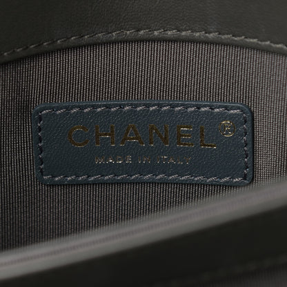 Chanel Lambskin CC Antico Flap Dark Khaki 6 of 11