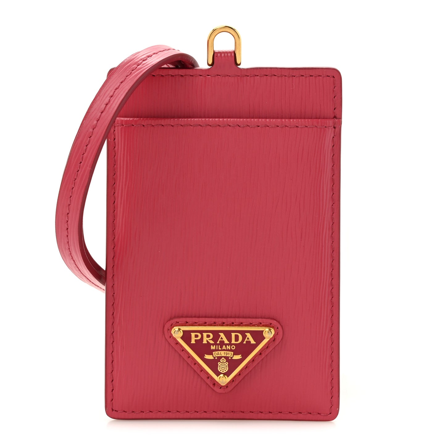 Vitello Move Triangle Lanyard Card Case Peonia