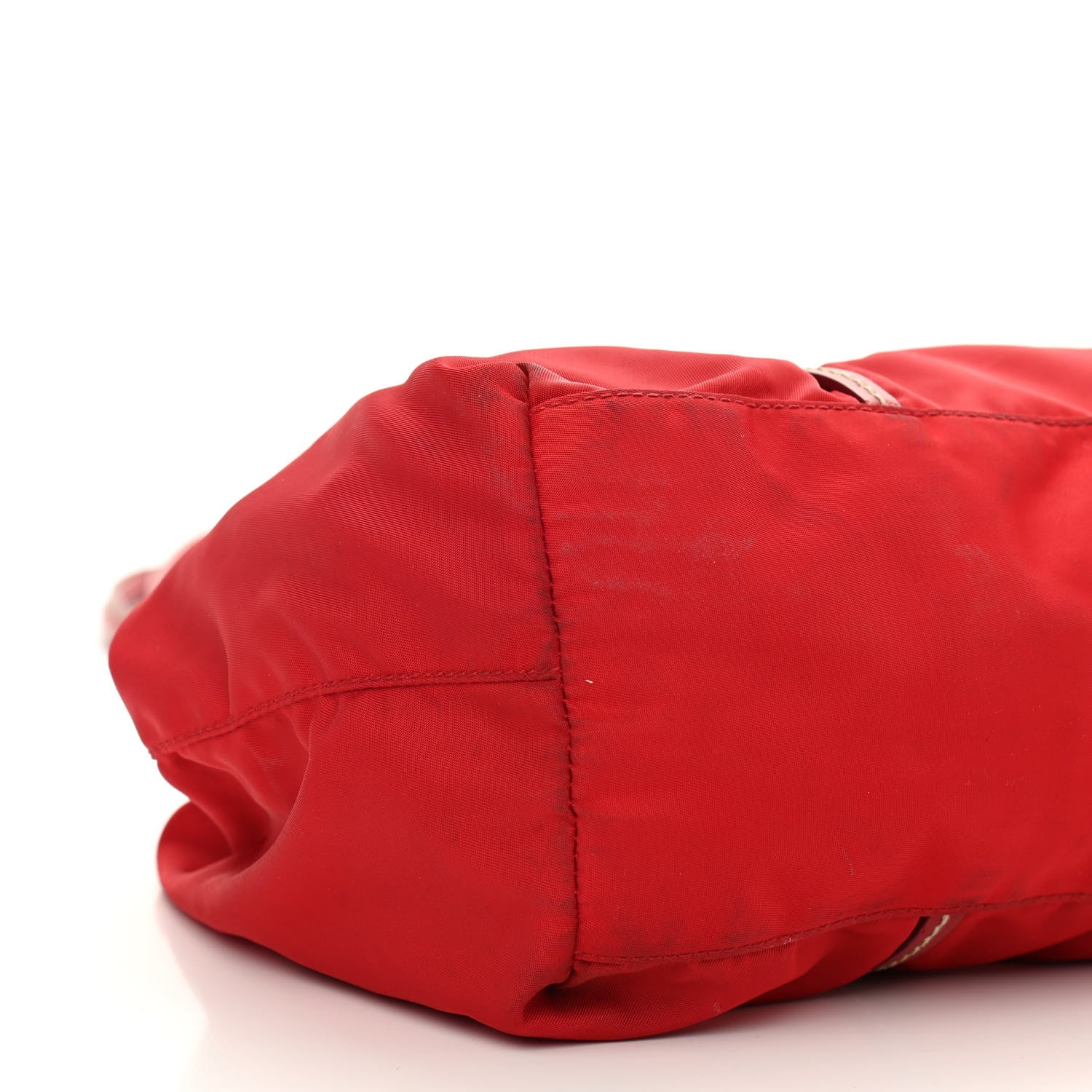 Prada Tessuto Nylon Tote Red 9 of 12