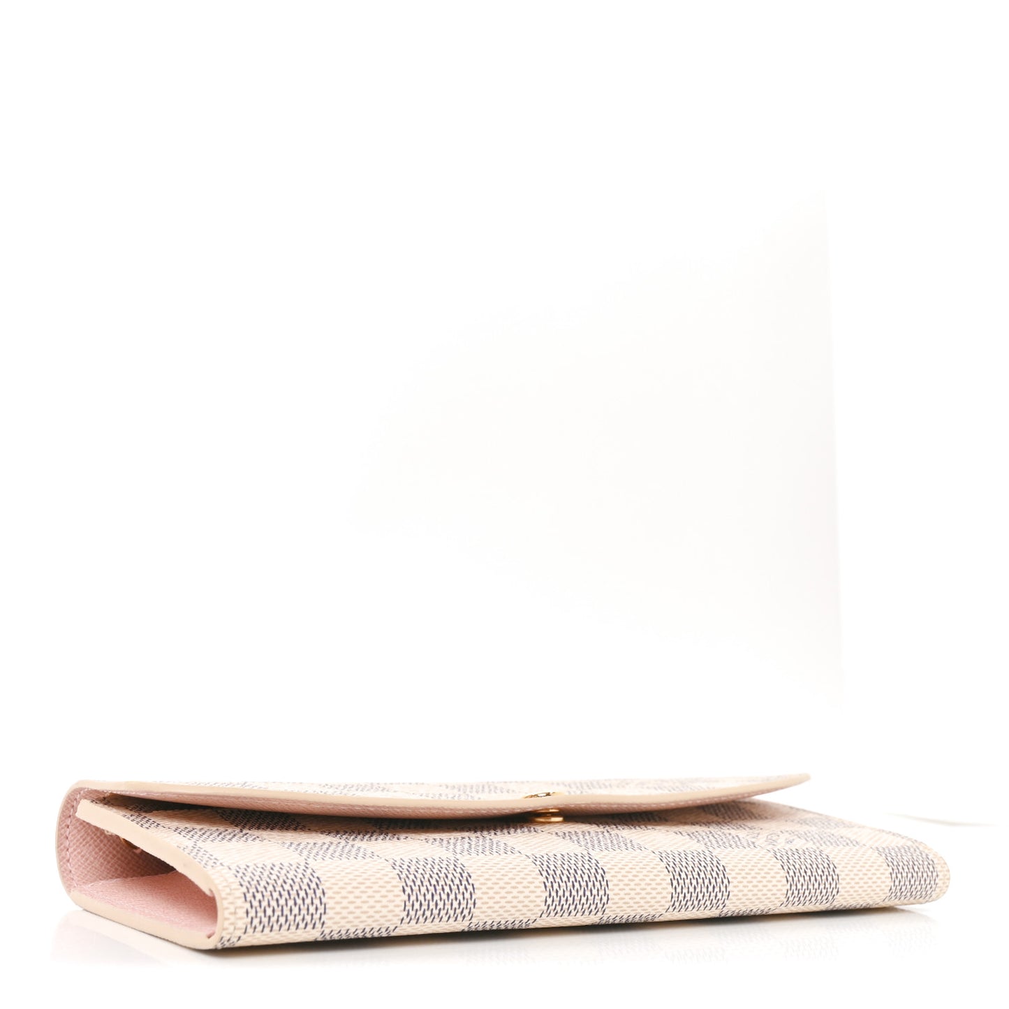 Damier Azur Emilie Wallet Rose Ballerine