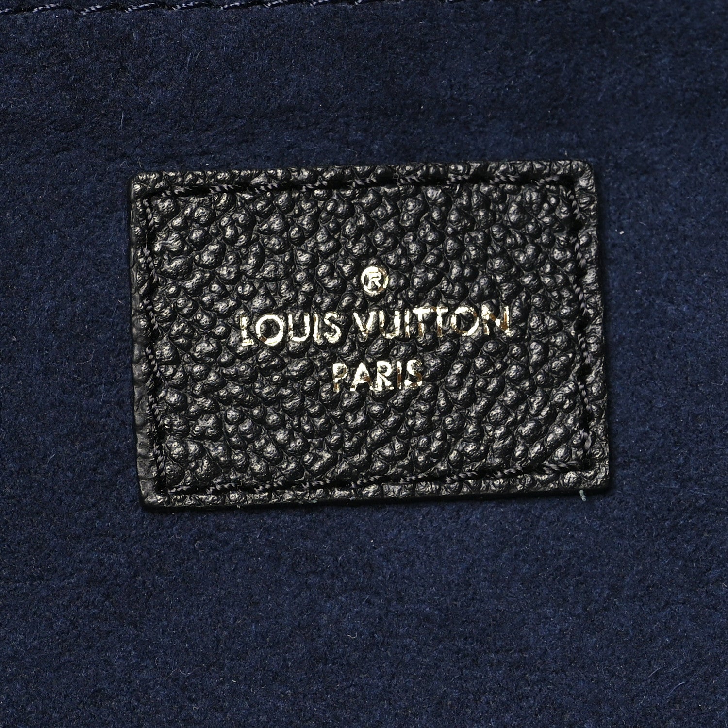 Louis Vuitton Empreinte Monogram Giant Neverfull MM Black 7 of 9