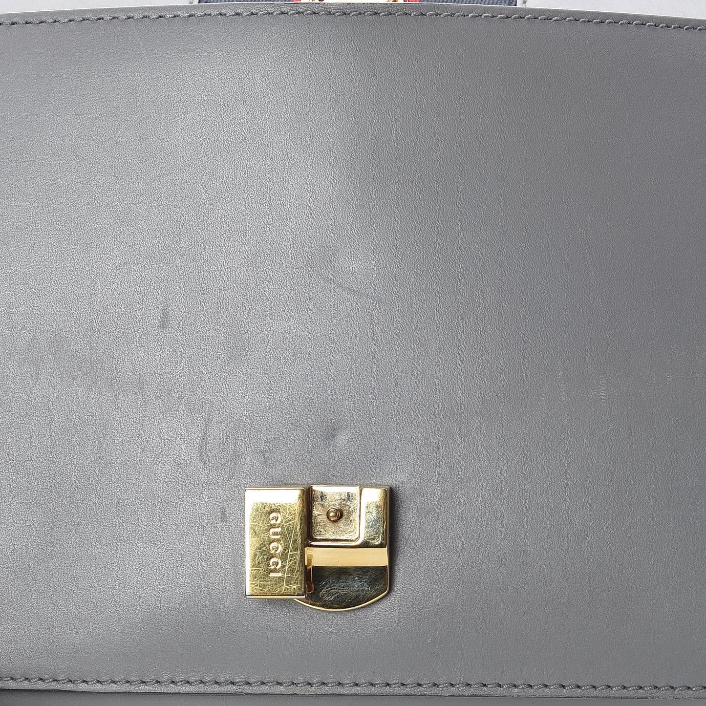 Calfskin Small Sylvie Shoulder Bag Deep Grey
