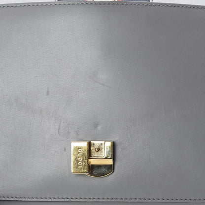 Gucci Calfskin Small Sylvie Shoulder Bag Deep Grey 23 of 30