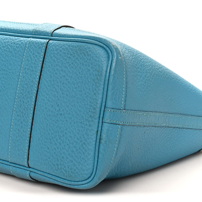 Hermes Vache Country Garden Party 30 TPM Turquoise 10 of 11