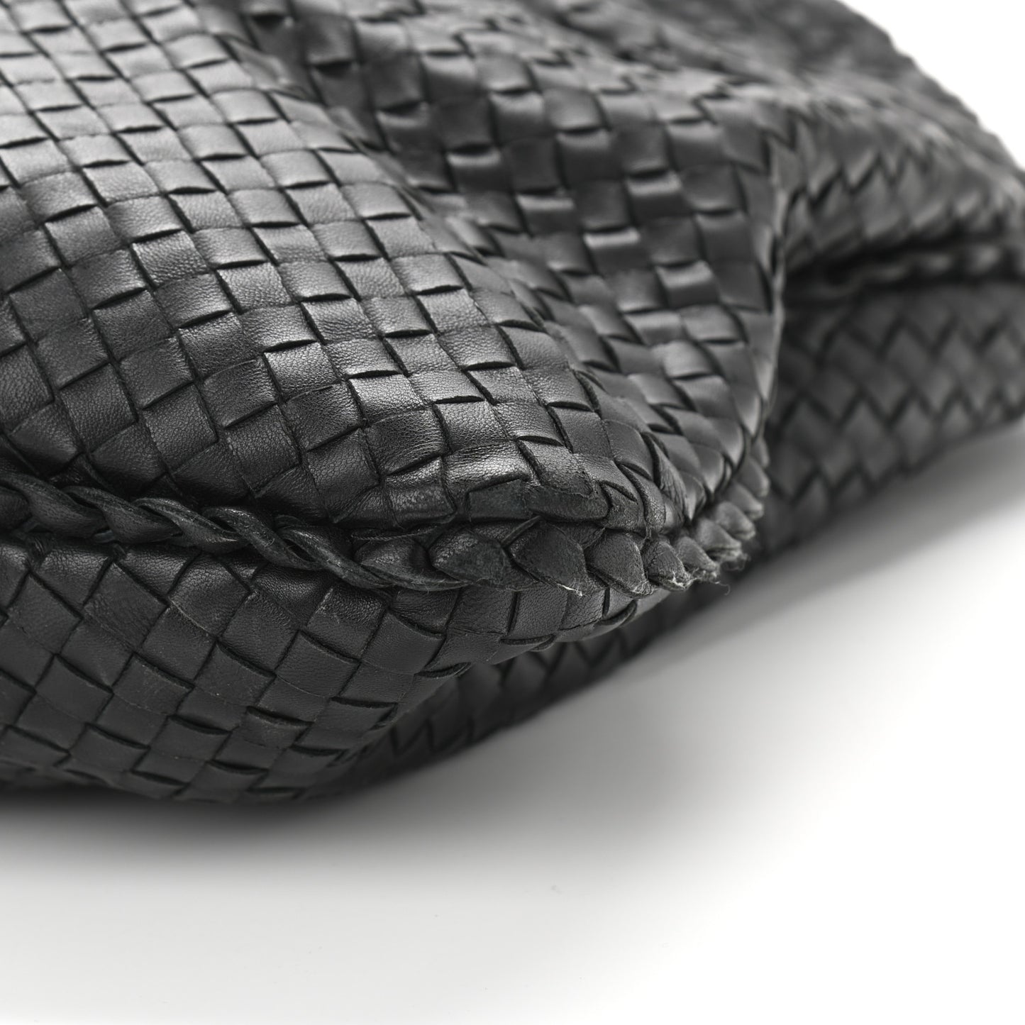 Nappa Intrecciato Maxi Veneta Hobo Black
