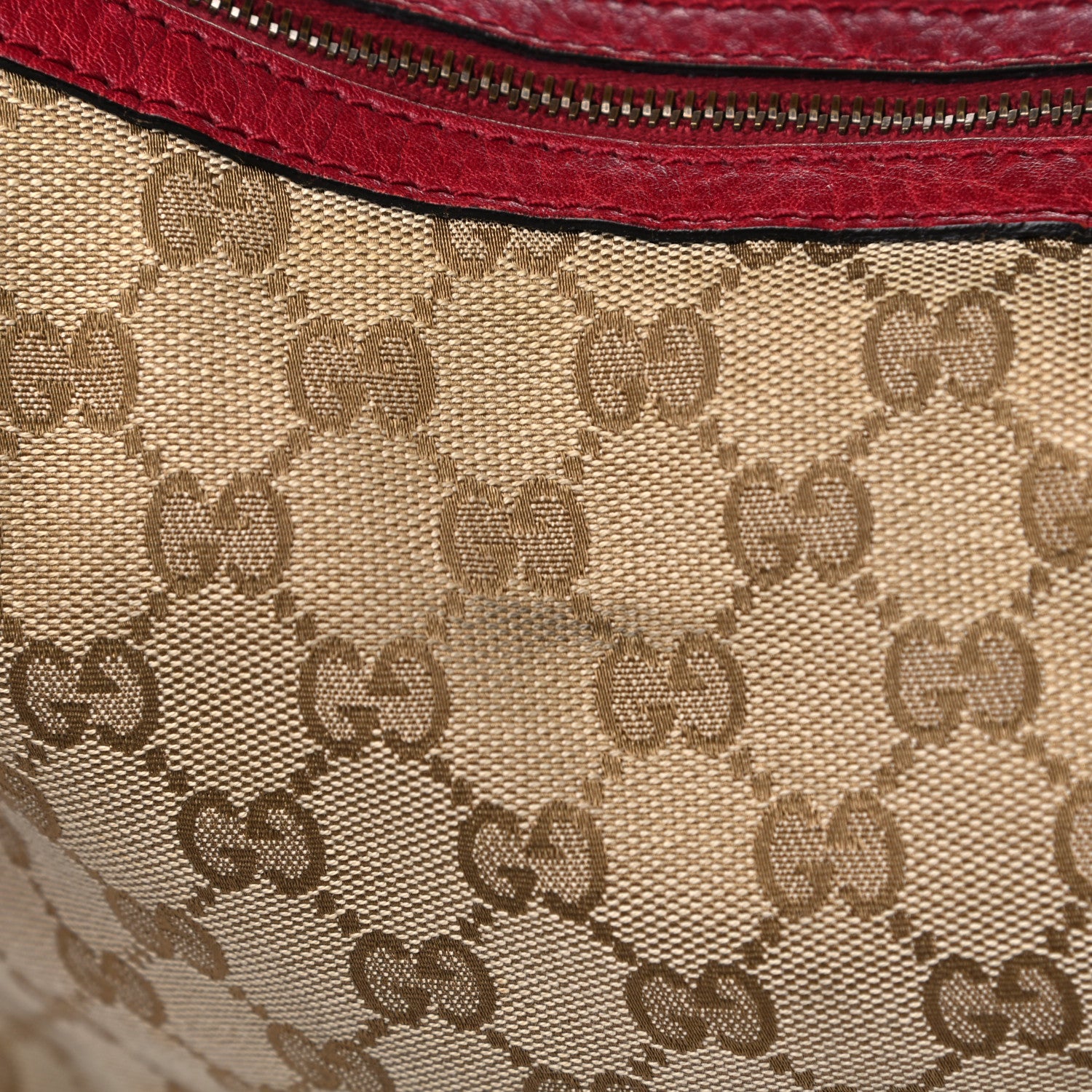 Gucci Monogram Small Miss GG Hobo Red 20 of 21