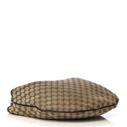 Gucci Monogram Large Wave Hobo Dark Brown 6 of 8