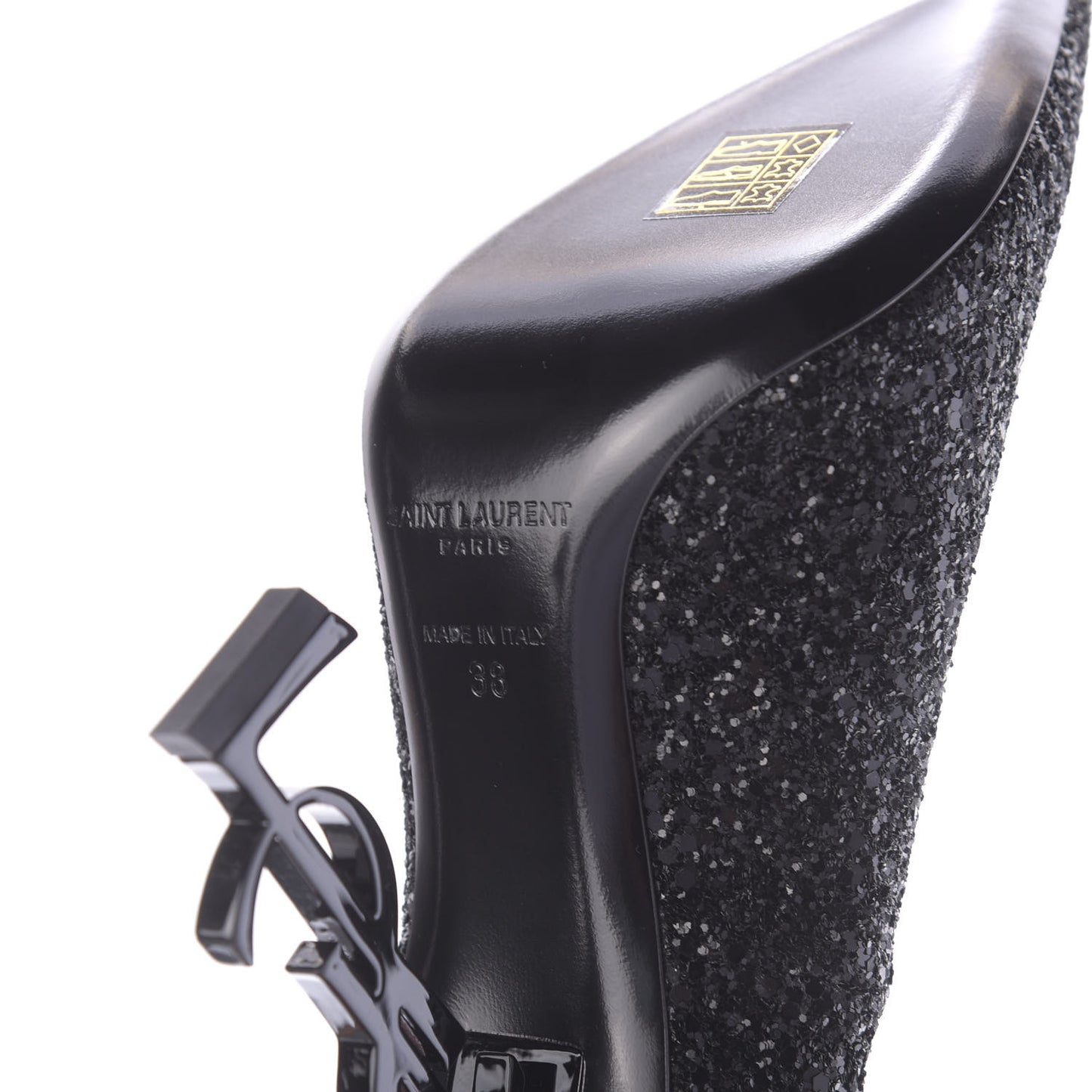 Glitter Opyum 100 Pumps 38 Black