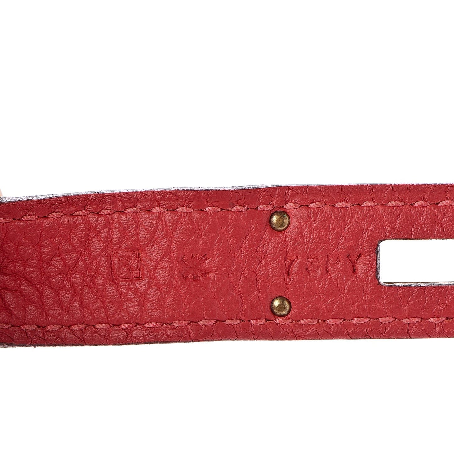 Togo Birkin 35 Rouge Pivoine
