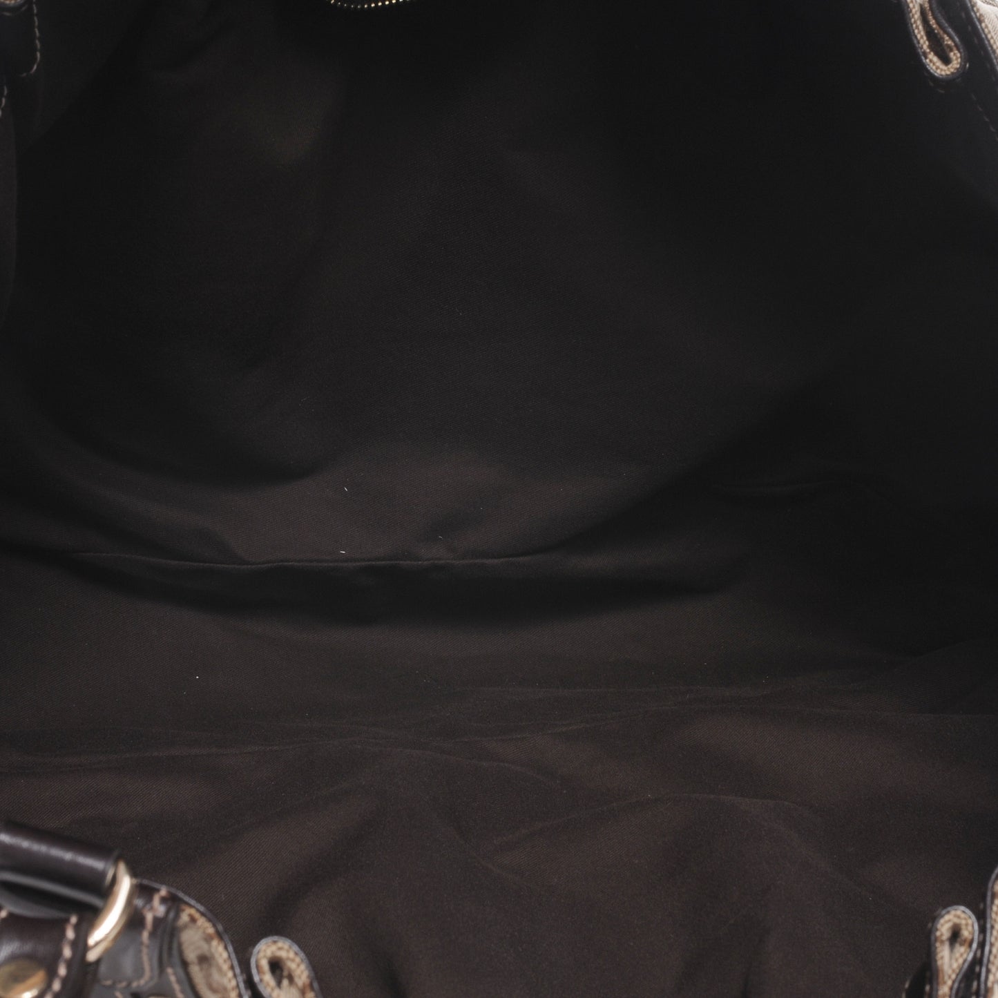 Monogram Studded Pelham Tote Brown
