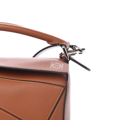 Loewe Calfskin Small Puzzle Bag Tan 7 of 9