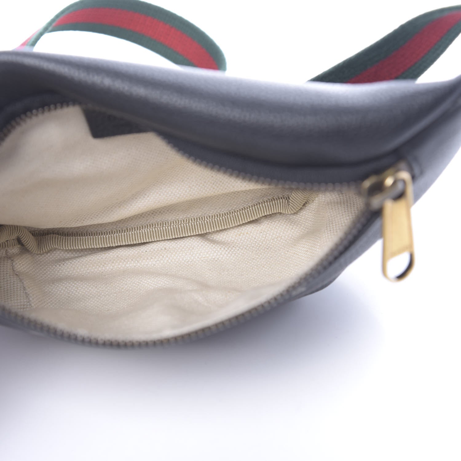 Gucci Grained Calfskin Small Logo Belt Bag Black 5 of 11