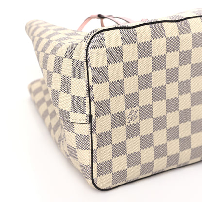 Louis Vuitton Damier Azur Neonoe MM Eau De Rose 8 of 11