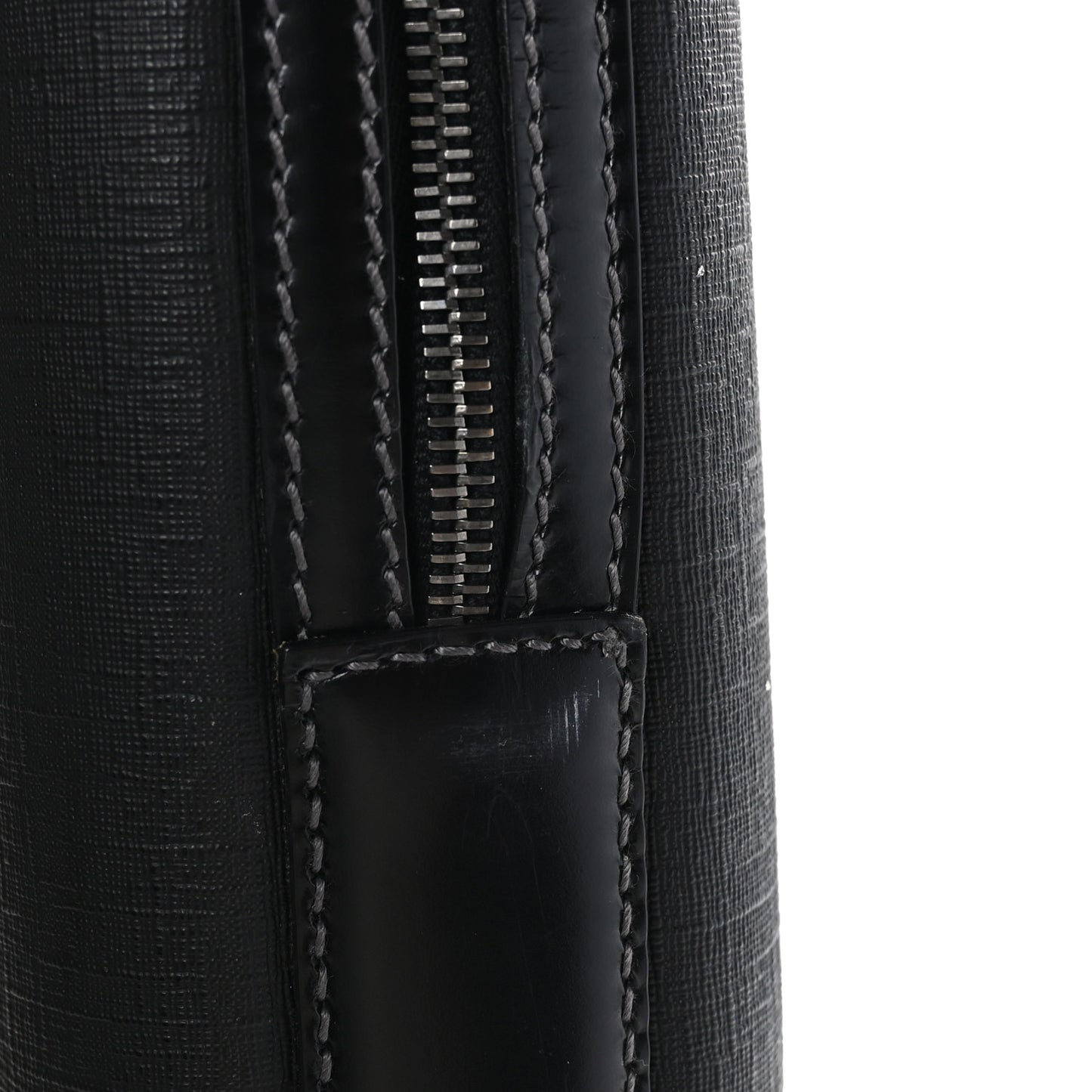 Coated Canvas Interlocking G Large Garment Hard Case Travel Bag Black