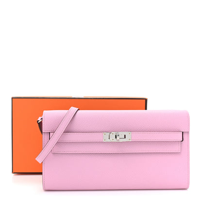 Hermes Epsom Kelly To Go Wallet Mauve Sylvestre 3 of 11