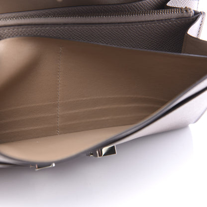 Hermes Epsom Constance Long Wallet Gris Asphalte 7 of 7