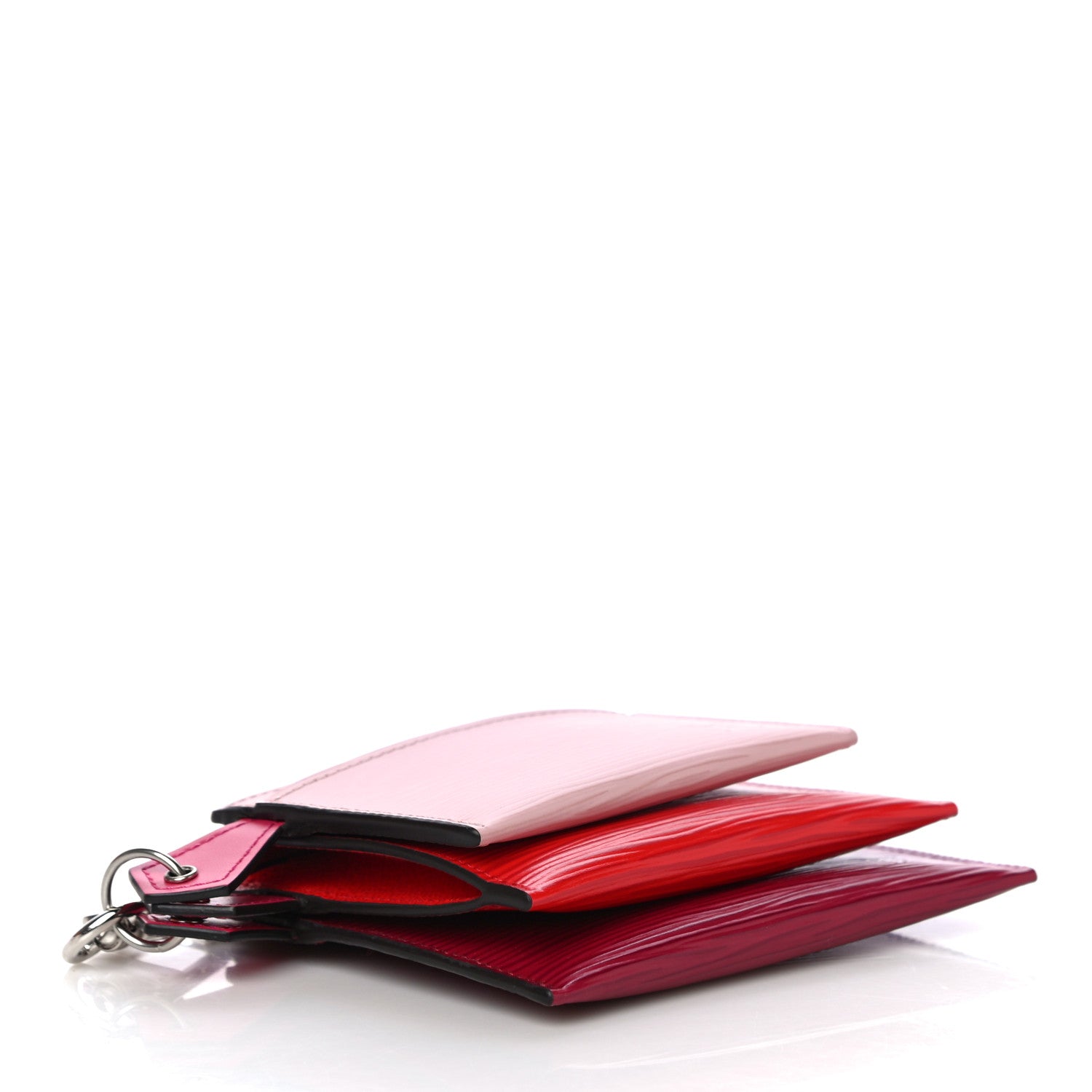 Louis Vuitton Epi Trio Card Case Wallet Rose Ballerine Rouge Fuchsia 4 of 12