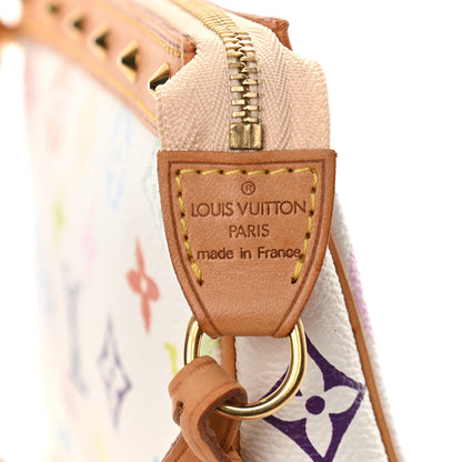 Louis Vuitton Monogram Multicolor Pochette Accessories White 6 of 8