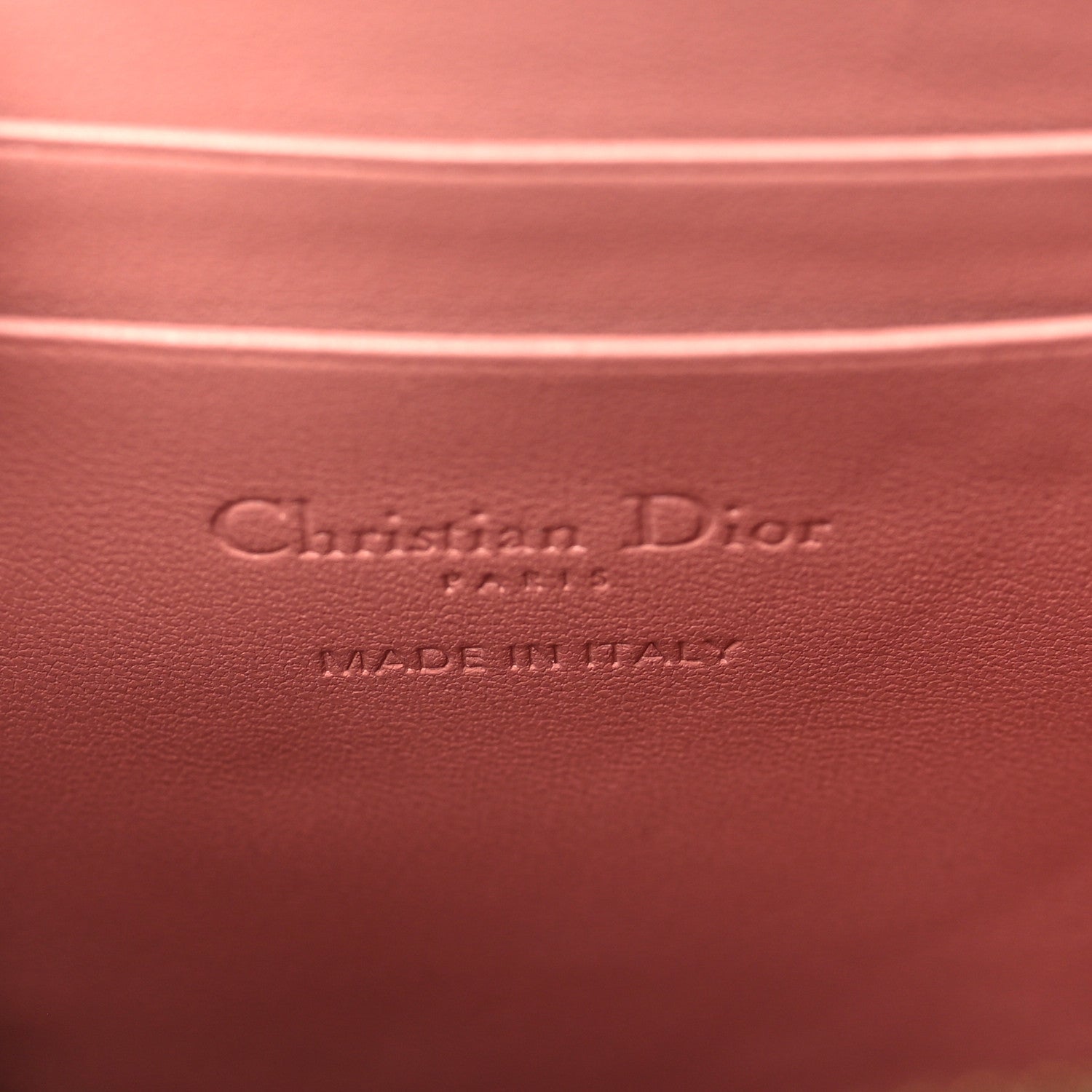 Christian Dior Lambskin Cannage Lady Dior Phone Holder Deep Nude 6 of 10