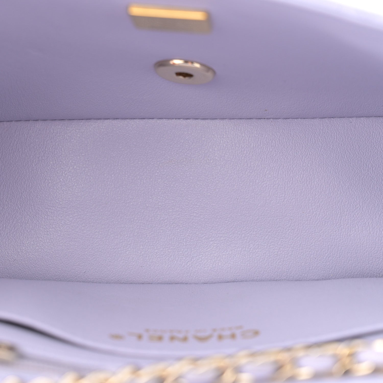 Chanel Lambskin Quilted Mini Top Handle Rectangular Flap Light Purple 5 of 11