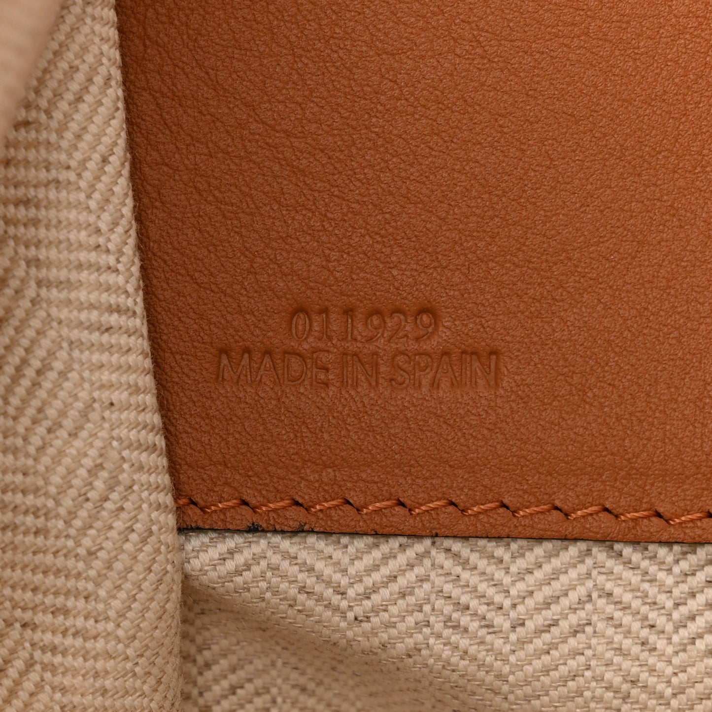 Calfskin Marine Stripe Small Hammock Shoulder Bag Tan