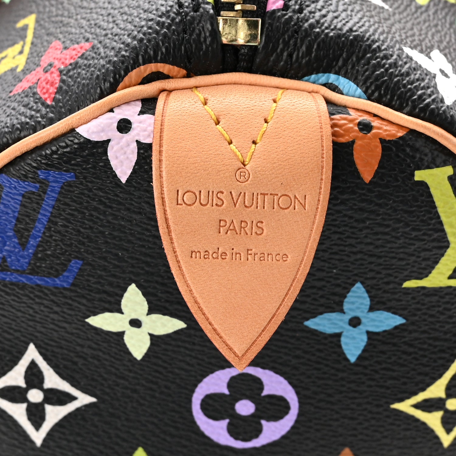 Louis Vuitton Monogram Multicolor Speedy 30 Black 6 of 9