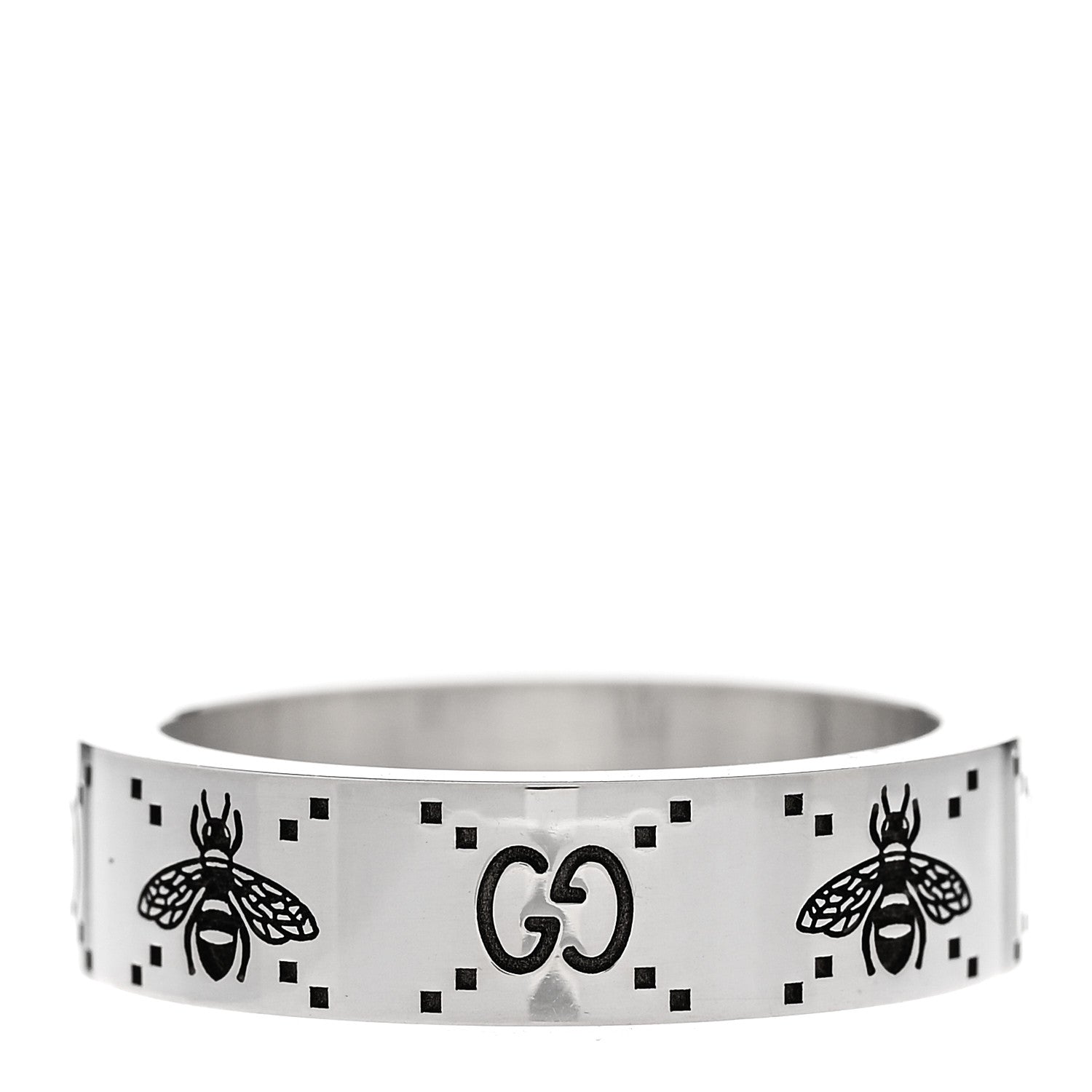 Gucci Sterling Silver Bee Ring 60 9.25 3 of 7