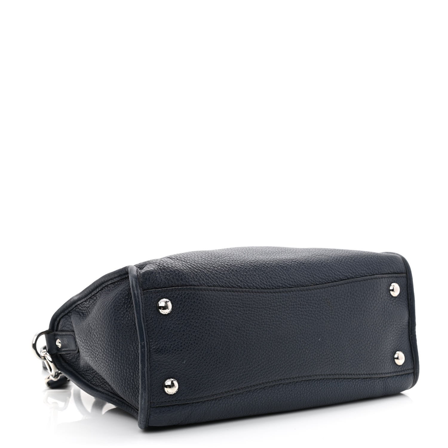 Prada Vitello Phenix Top Handle Shopping Satchel Baltico 4 of 17