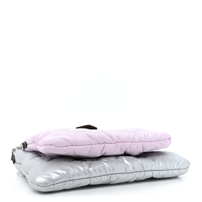 Louis Vuitton Econyl Monogram Pillow Maxi Multi Pochette Accessories Silver Pale Pink 4 of 12