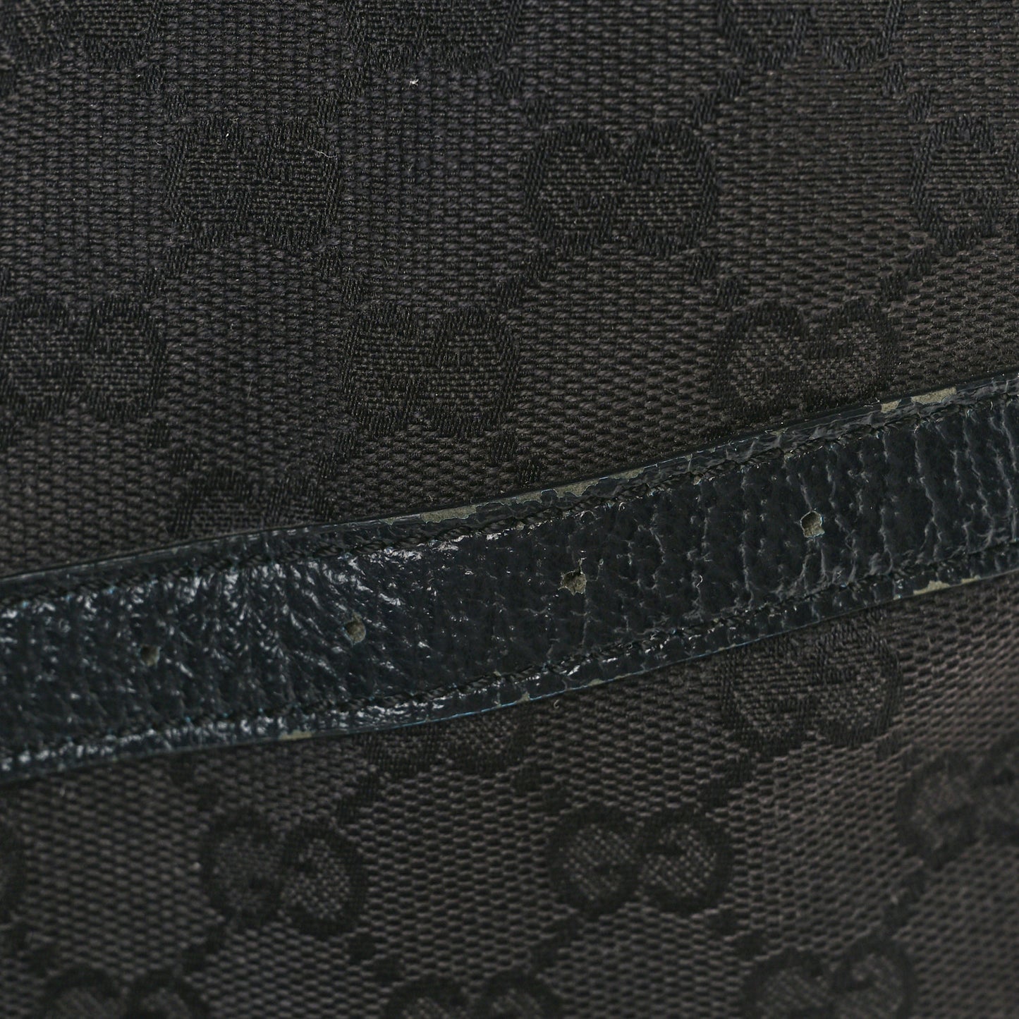 Monogram Web GG Reins Hobo Black
