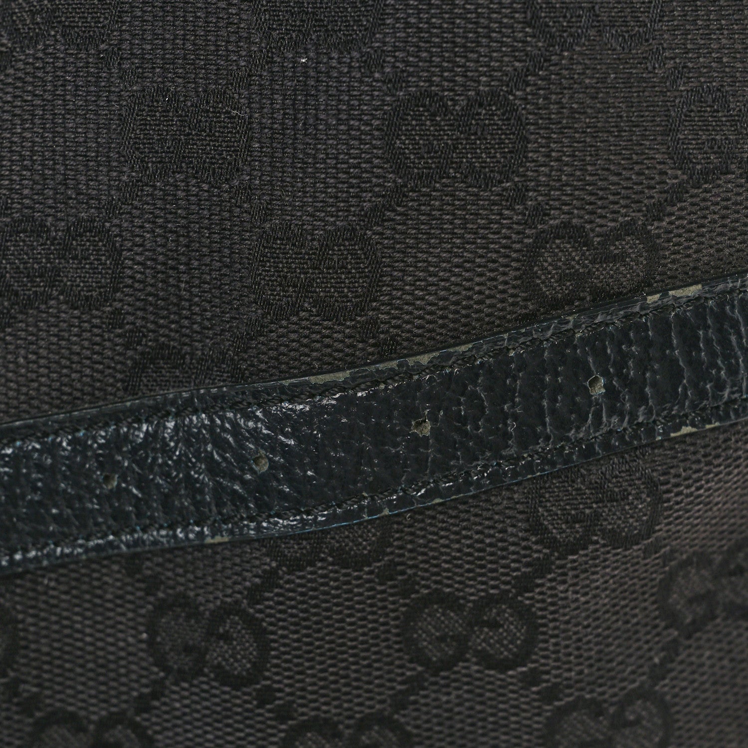 Gucci Monogram Web GG Reins Hobo Black 12 of 13