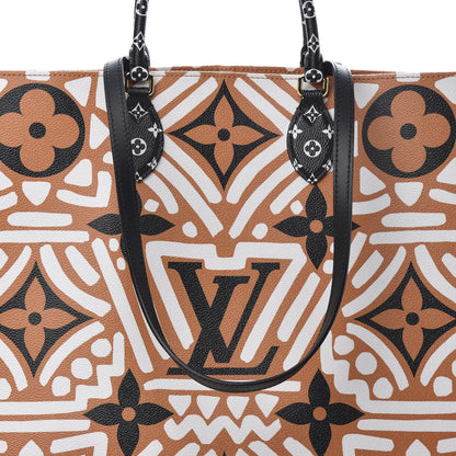 Louis Vuitton Monogram Giant Crafty Onthego GM Crème Caramel 8 of 10