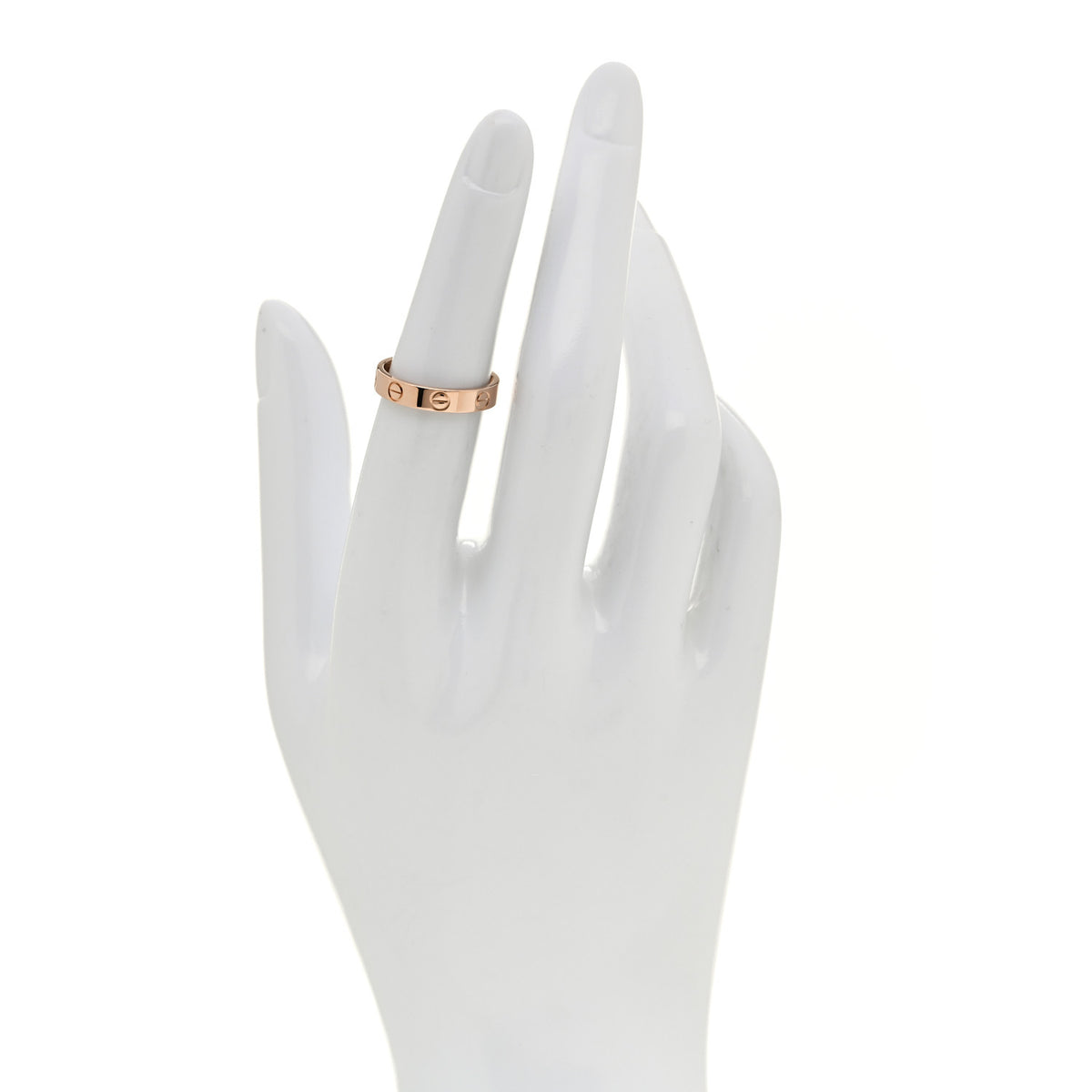 Cartier 18K Pink Gold 3.5mm LOVE Wedding Band Ring 51 5.75 2 of 5