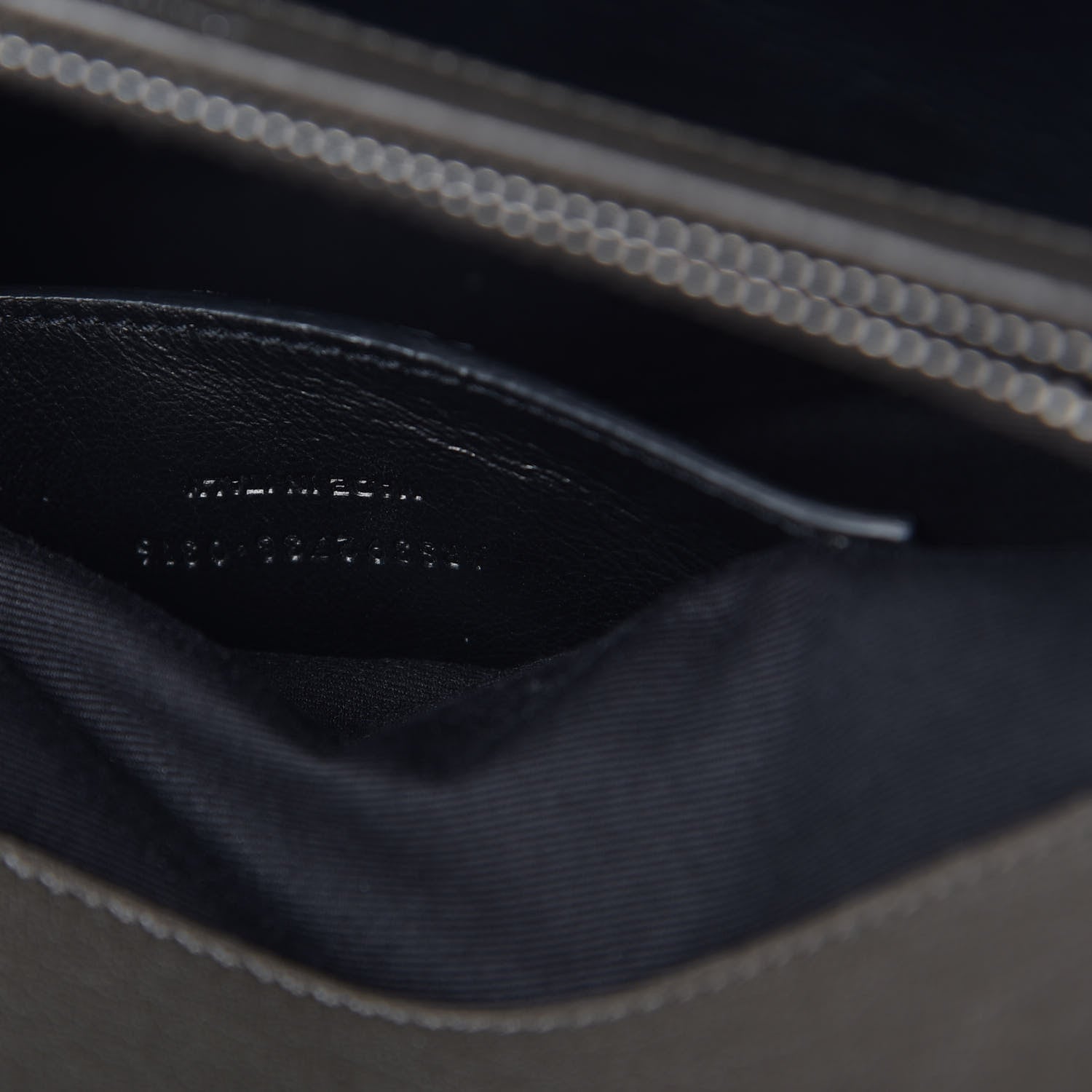Saint Laurent Sheepskin Matelasse Chevron Monogram Large College Satchel Dark Anthracite 7 of 13