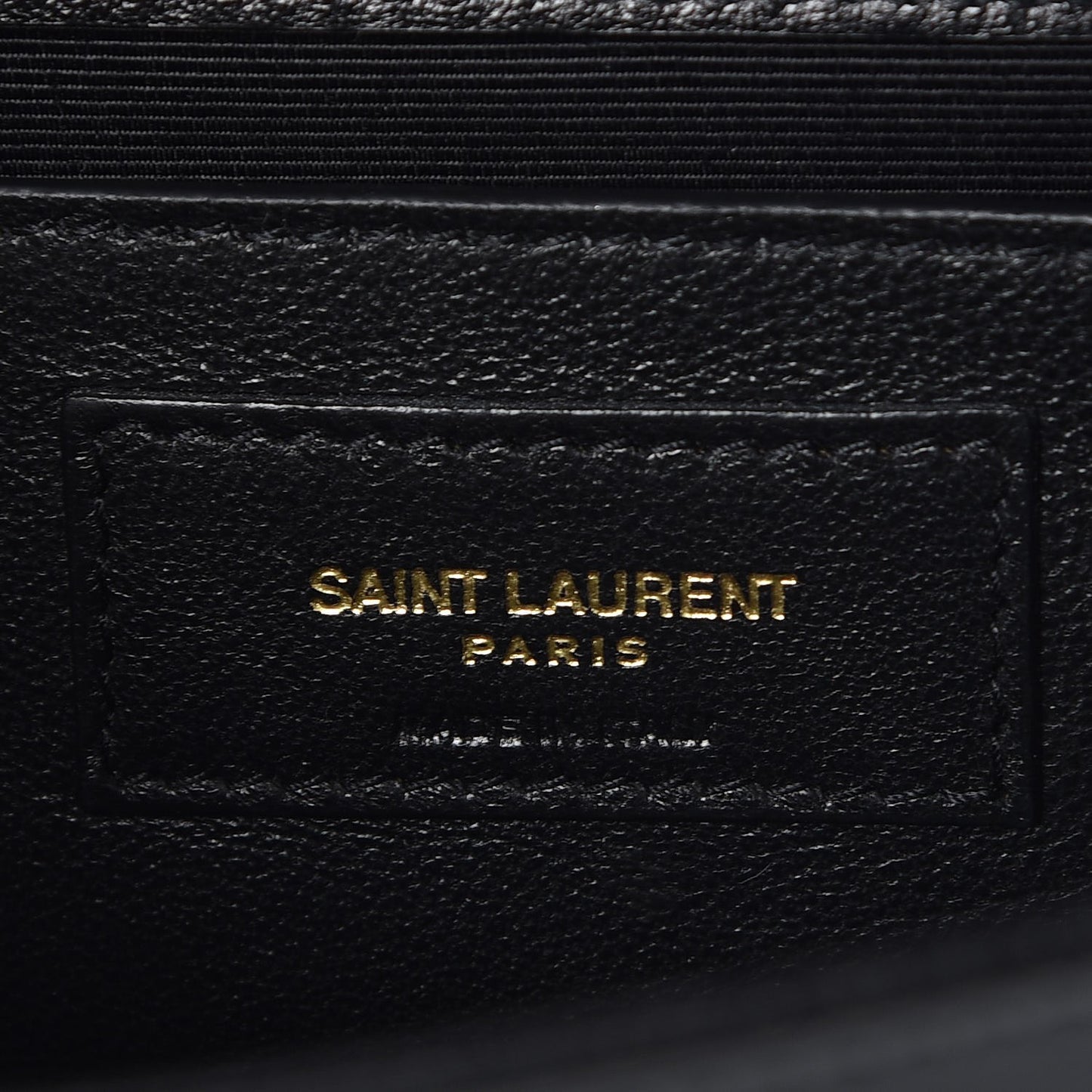 Patent Small Monogram Kate Satchel Black
