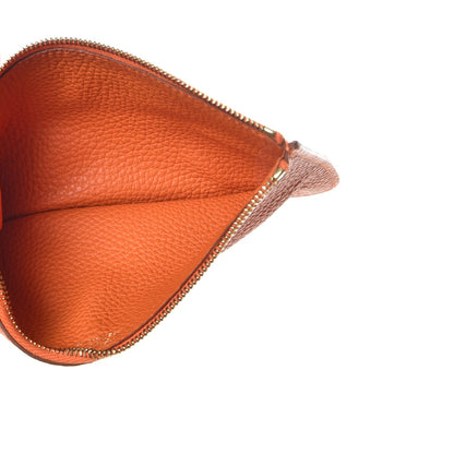 Hermes Togo Dogon Duo Wallet Orange 8 of 10