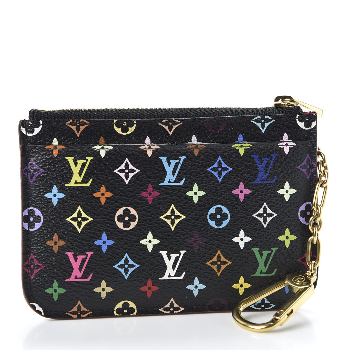 Monogram Multicolor Key Pouch Black Grenade