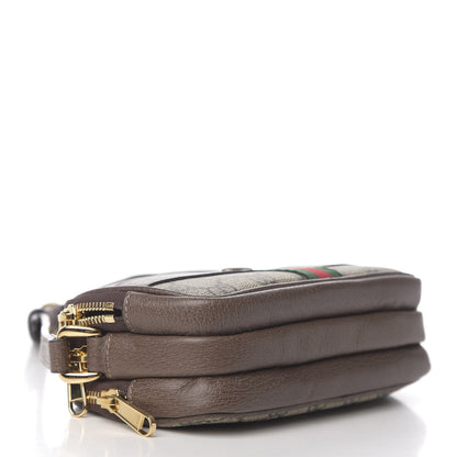 Gucci GG Supreme Monogram Web Mini Ophidia GG Bag Brown 3 of 10