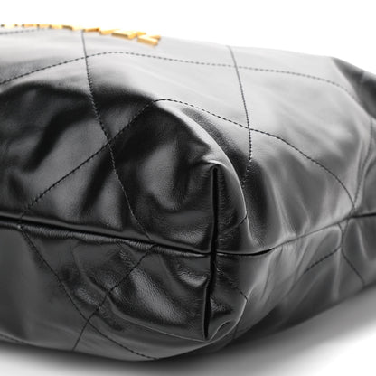 Chanel Shiny Calfskin Quilted Chanel 22 Black 11 of 11